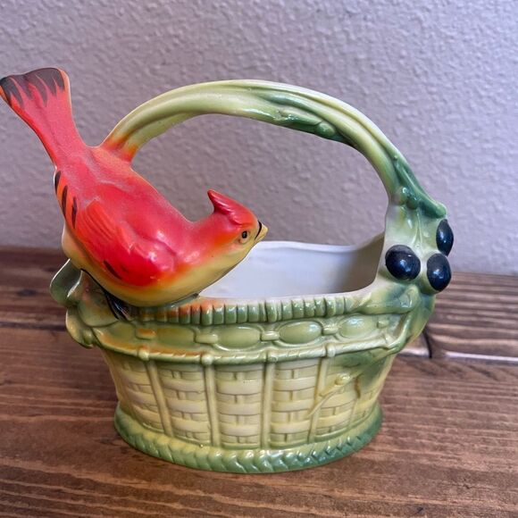 Vintage Cardinal Pottery Vase Stamped Germany - Picture 1 of 13